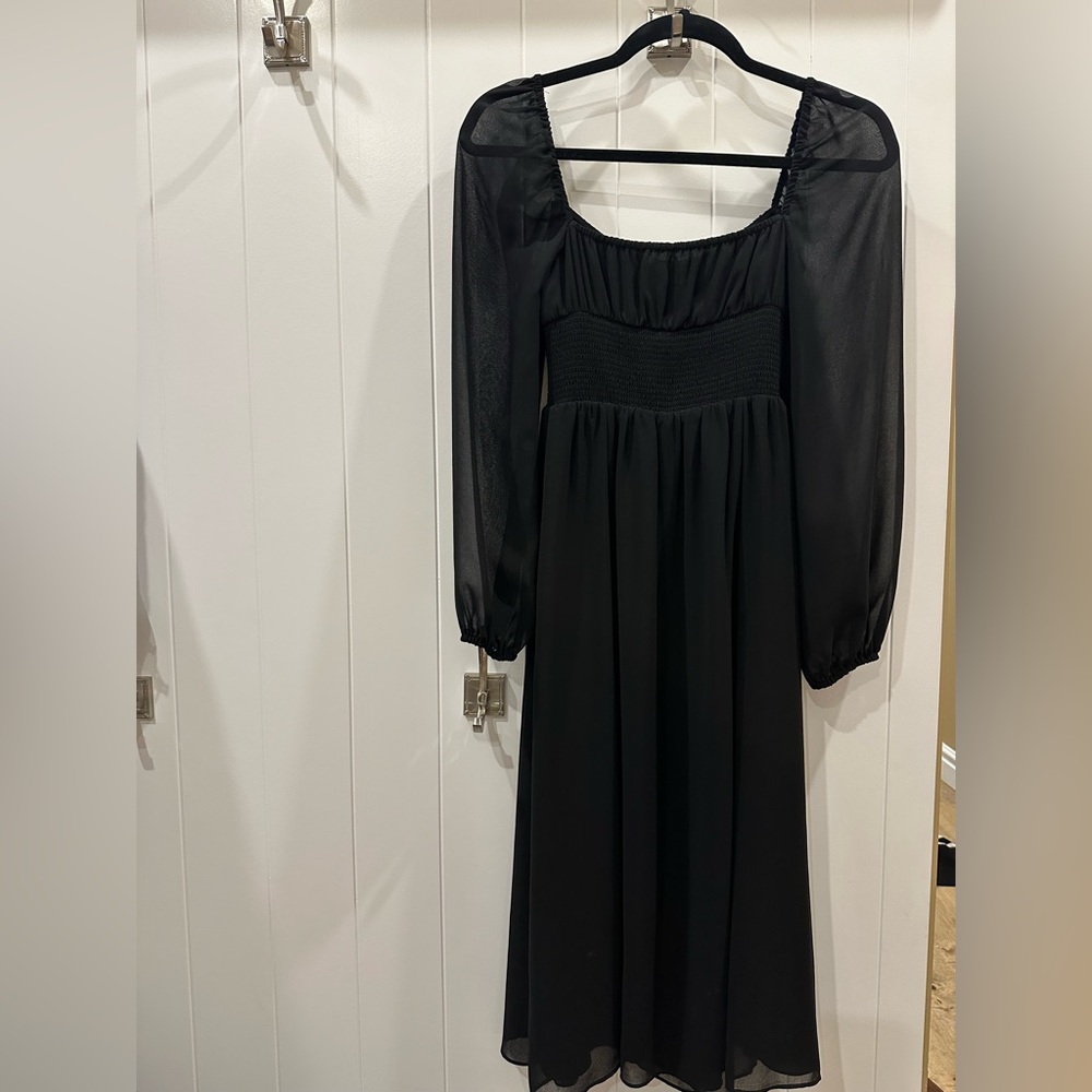 Aritzia Wilfred Bella Slit Midi Dress - Picture 2 of 3